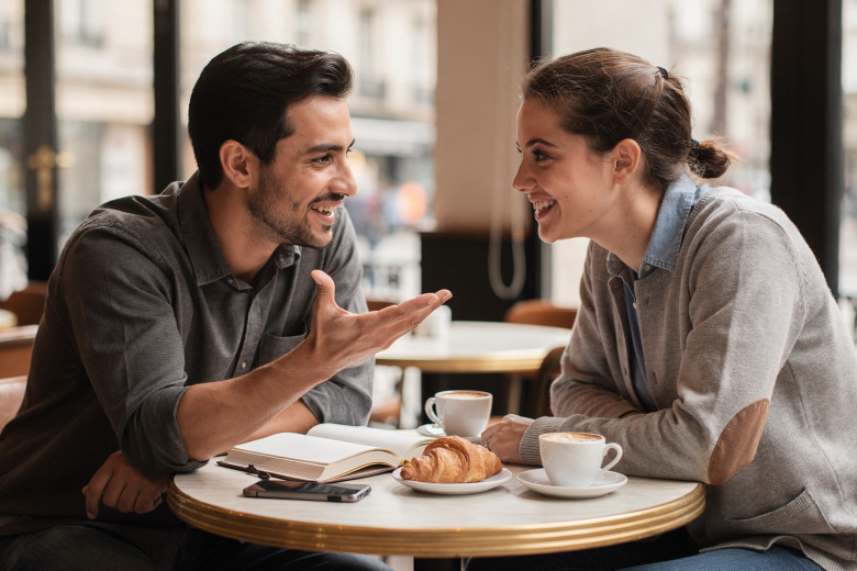 French Conversation Practice for Cafés and Restaurants