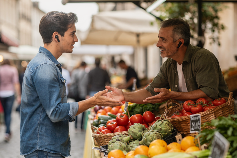 French Listening Practice: A Visit to the Local Market